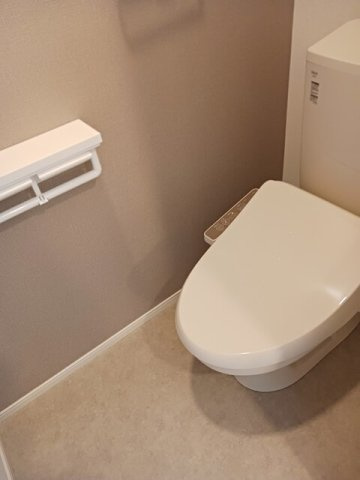 シャンス　トロワのトイレ|落ち着いた色調のトイレです