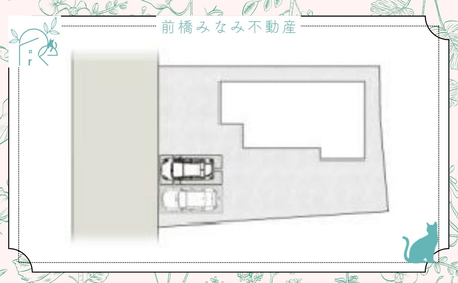 【新築】高崎市吉井町吉井第1期　４号棟(全４棟)　ワイウッドコート　新築建売分譲の区画図