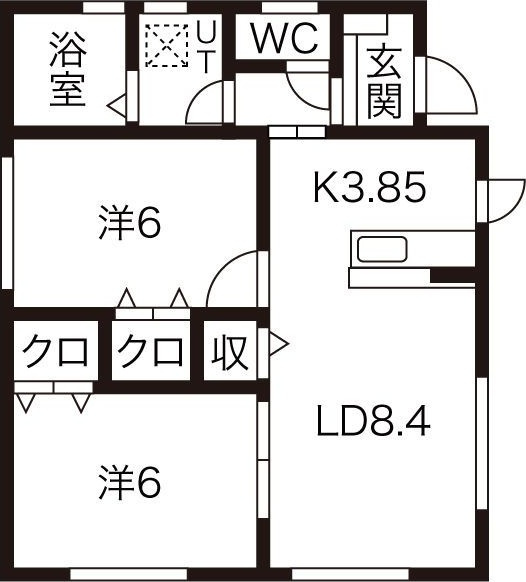 メゾン アラモード G棟の間取り