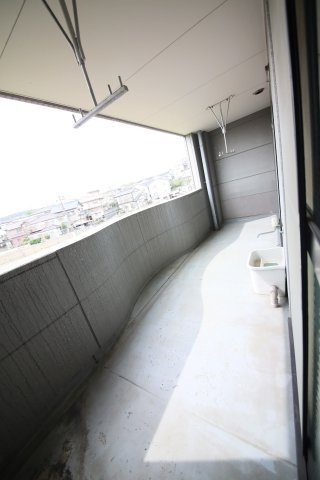 グランディール東海のバルコニー