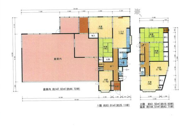 ○26/7/25NEW　戸建　高山市上岡本町　1750万の間取り