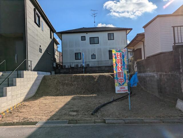 【トーヨーホーム売主/売土地】細川町鳥ヶ根　Ｂ区画の前面道路含む現地写真|114.27㎡