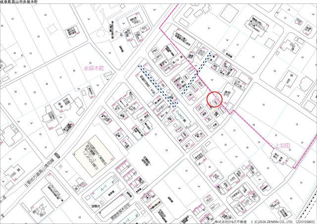 26/8/1商談中　戸建　高山市赤保木町　2180万（26/7/6新規）の地図