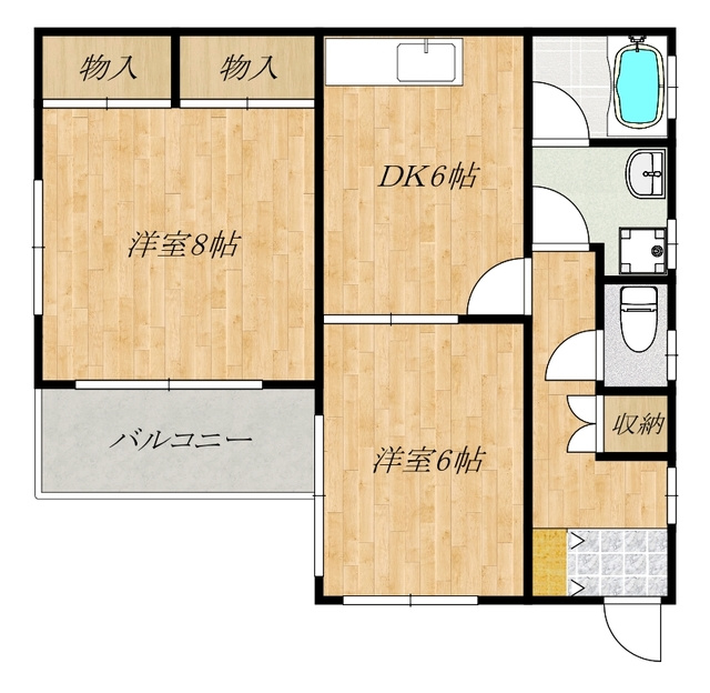 西沢ハイツの間取り|間取り図です！