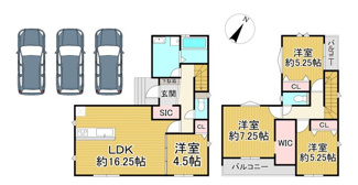 【間取り】 | 川西市清和台西3丁目4の38　新築一戸建て