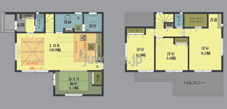 【新築分譲住宅】和光市新倉3期の間取り