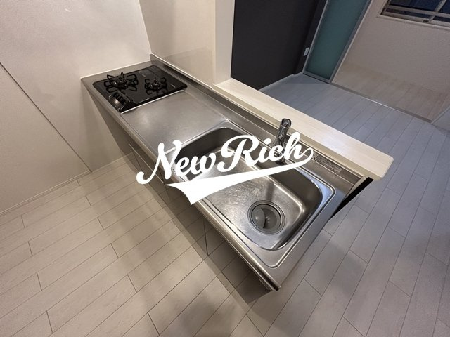伊勢崎市三室町のアパートのキッチン