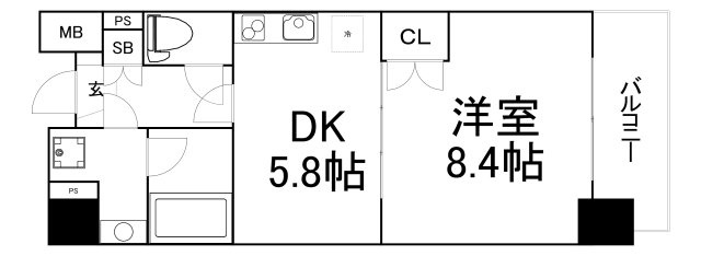 【間取り】 | 天満泉マンション