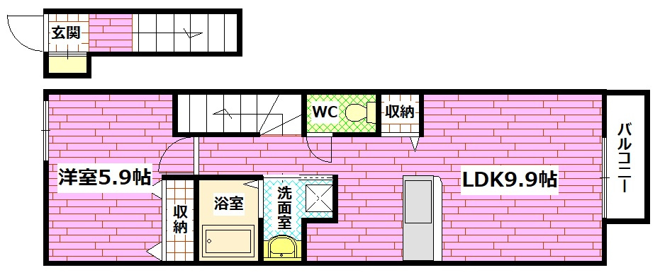 サングレイスの間取り