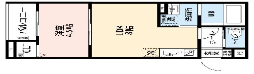 【間取り】 | CRASTINE大蓮北4丁目B