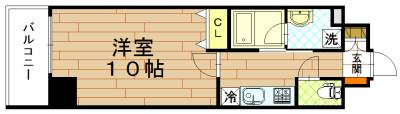 アスヴェル京都西大路御池の間取り