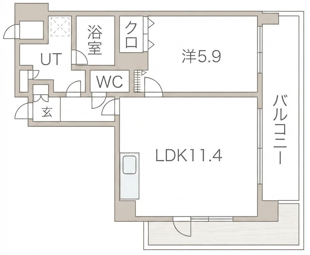 MIKI GARDENの間取り