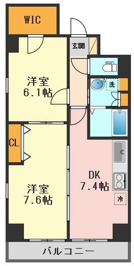 グランシャリオ篠崎の間取り