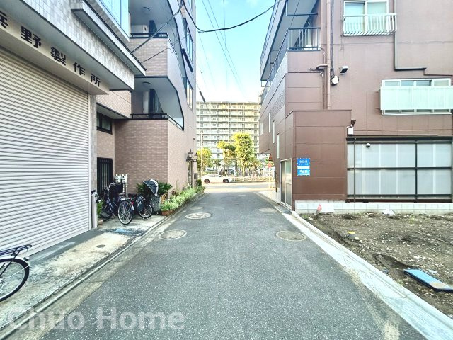 江東区東砂1丁目新築分譲住宅の前面道路含む現地写真|前面道路