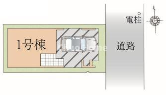 江東区東砂1丁目新築分譲住宅の区画図|区画図