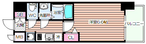 【間取り】 | プレサンス西中島南方セレスト