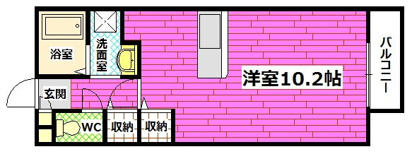 エルメゾン緑ヶ丘の間取り
