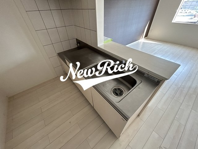 前橋市総社町植野のアパートのキッチン