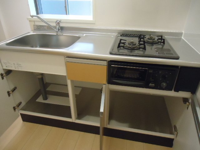 ヴェルデみなみのキッチン|２口コンロ