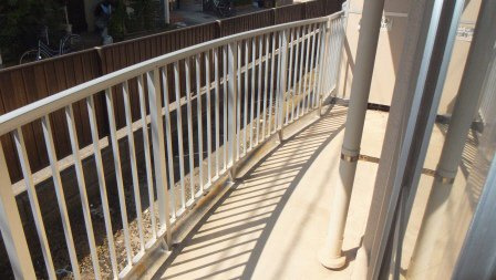市川グリーンタウン原木のバルコニー|別タイプの写真です