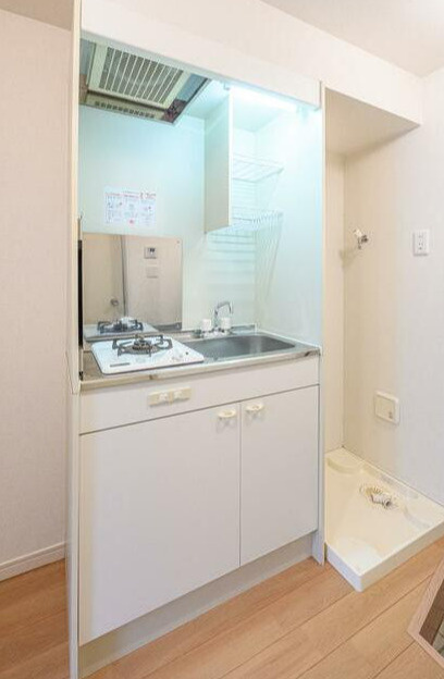 川崎市多摩区西生田５丁目のアパートのキッチン