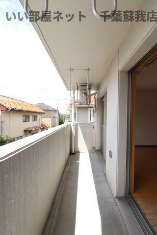 ペレーネ増嶋のバルコニー|広々としたバルコニーです
