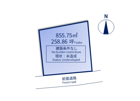 みそら野　売土地の土地図