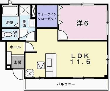 カルムメゾンの間取り
