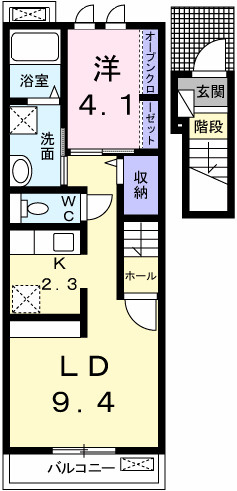 ロマンドの間取り