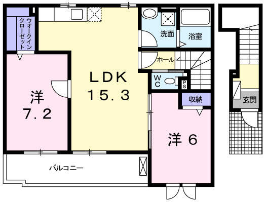 ブランシュの間取り