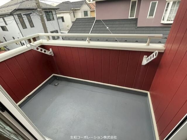 イーストビラのバルコニー