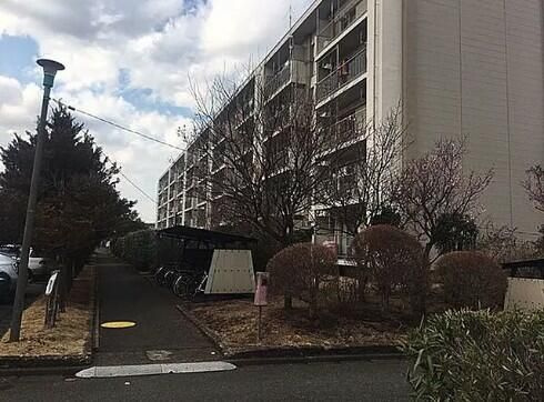 平尾住宅５８号棟の外観