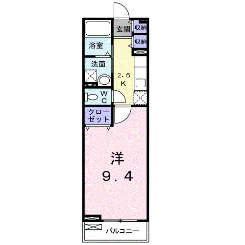 グランレジデンス　国府　Ｂ－Ⅱの間取り