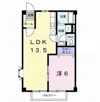 【間取り】 | パルシャス園部Ⅱ