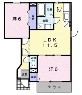 【間取り】 | パインズドールⅠ