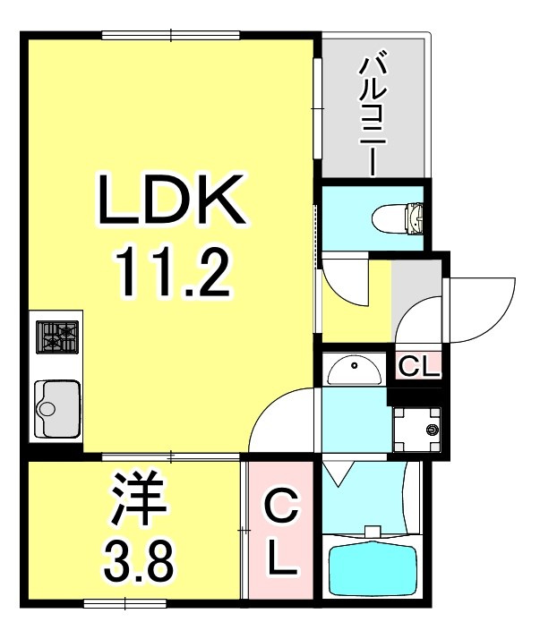 REGALEST　Karumo Southの間取り