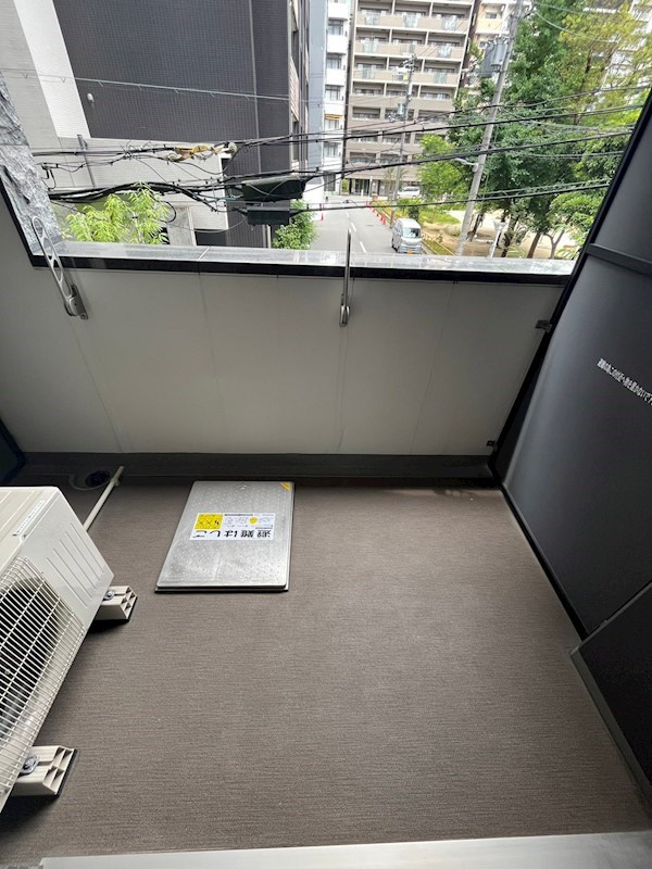 プレサンス京町堀ノースのバルコニー