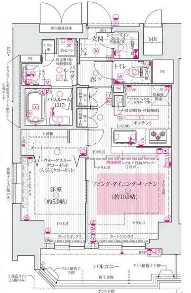 エステムプラザ南船場レジスタの間取り