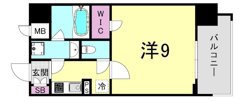 セイワパレス京町堀の間取り
