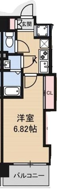 Luxe難波西Ⅲの間取り