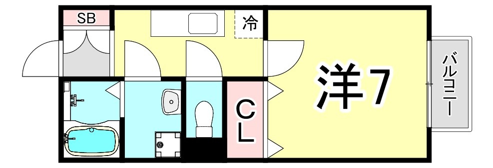 リラ苦楽園の間取り