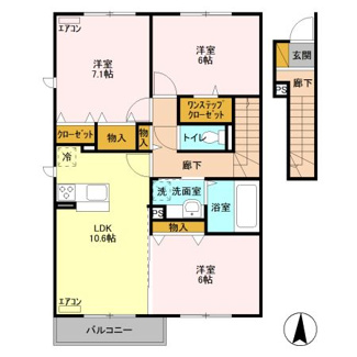 【間取り】 | ペイサージュＢ