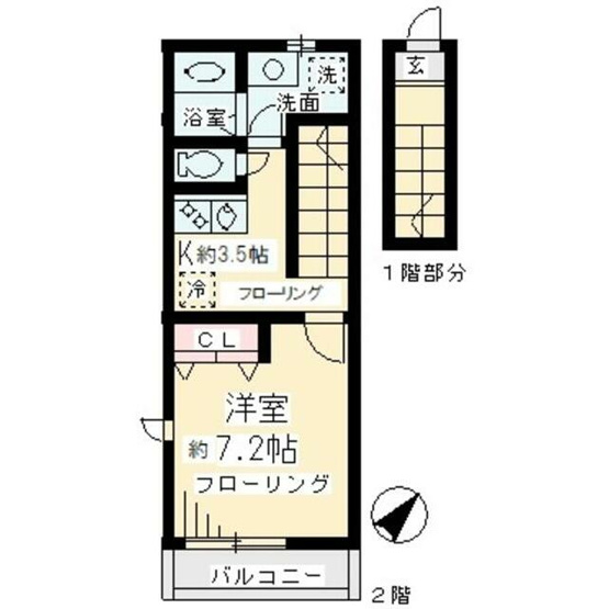 【間取り】 | ＤＣ　ラフィネ