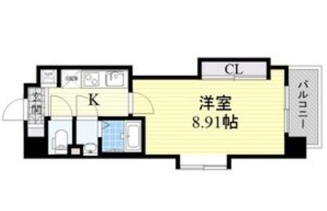 Luxe難波西Ⅲの間取り