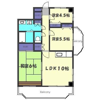 ＧＳ向ヶ丘の間取り
