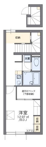 【間取り】 | レオパレスオリビアンＢ