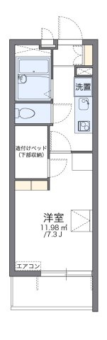 【間取り】 | レオパレスオリビアンＡ