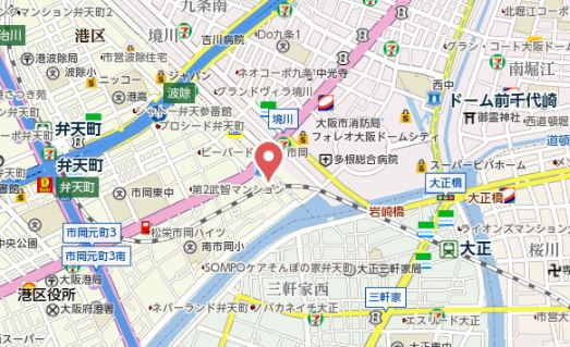 【地図】 | エスライズ大阪ドームレジデンス