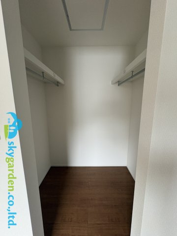 鎌倉市笛田５丁目２期　新築戸建　全1棟の収納|寝室にはウォークインクロゼット