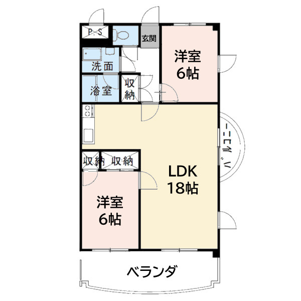 サンルートNON・NO　　　刈谷市近郊の賃貸はクラスホームの間取り
